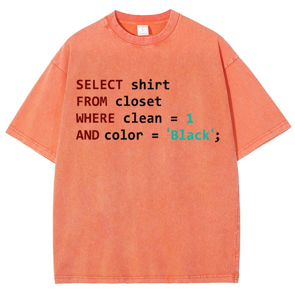Programmer Database Vintage Distressed T-shirt