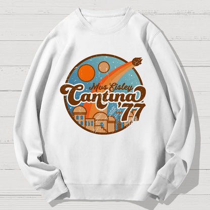 Vintage Hangout 77 Geek Cotton Sweatshirt