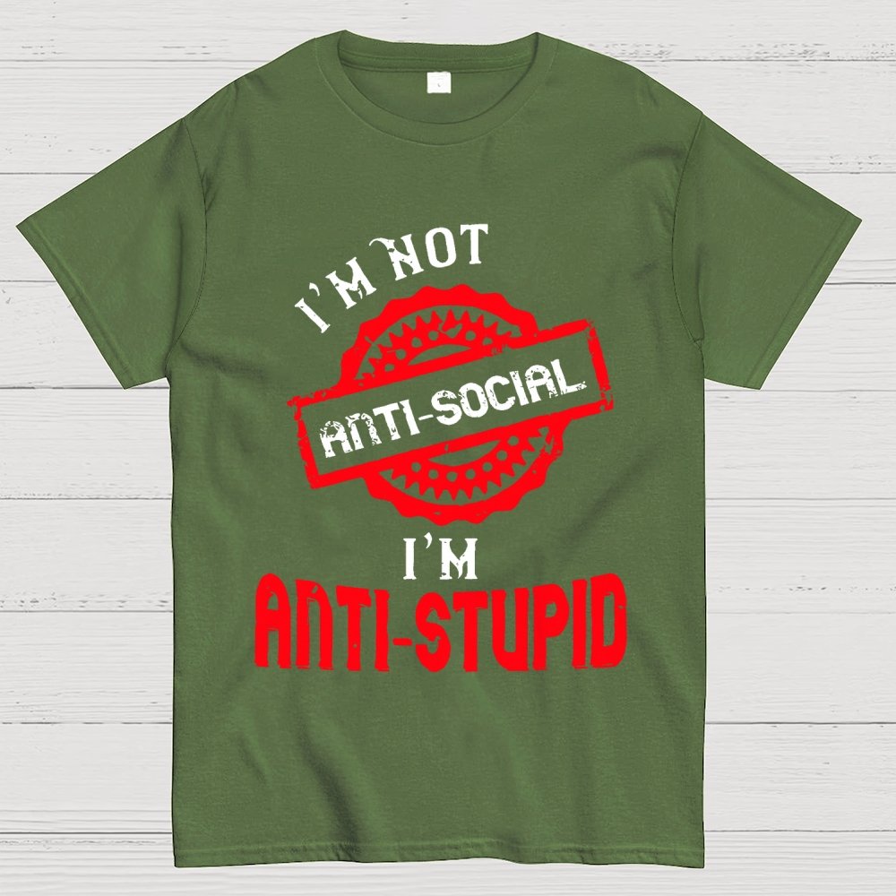 Anti-Stupid Geek T-Shirt
