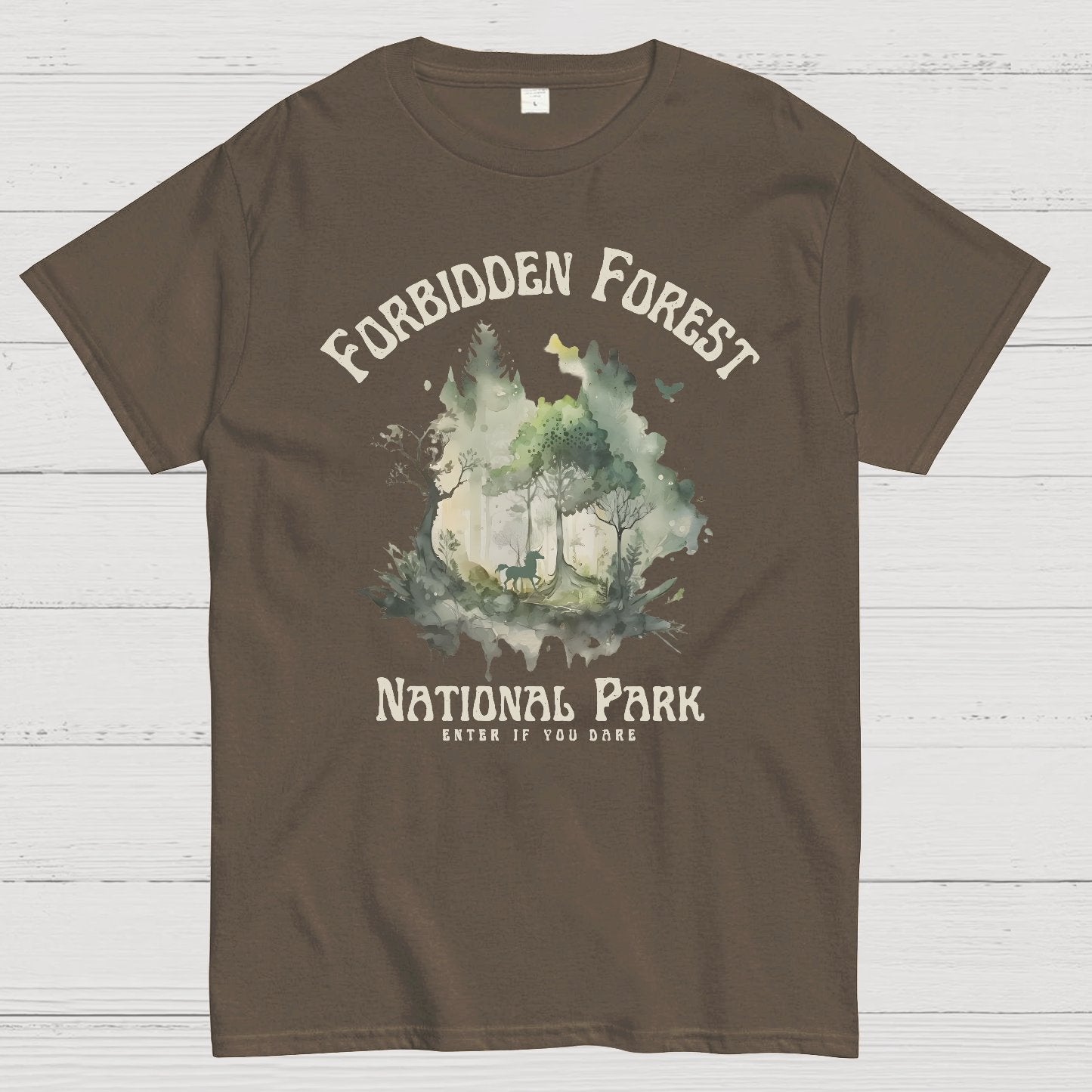 Forbidden Forest National Park Geek T-Shirt