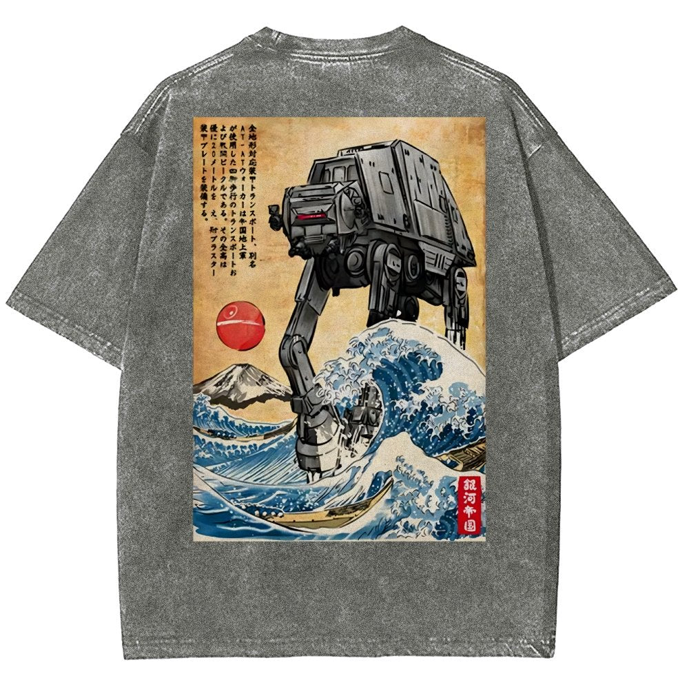 Cosmic Realm In Japan Washed T-Shirt