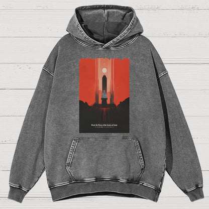Syrinx Temple Priest Vintage Distressed Hoodie