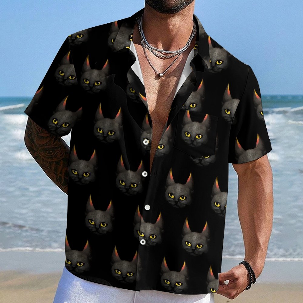 Vintage Cat Geeky Shirt