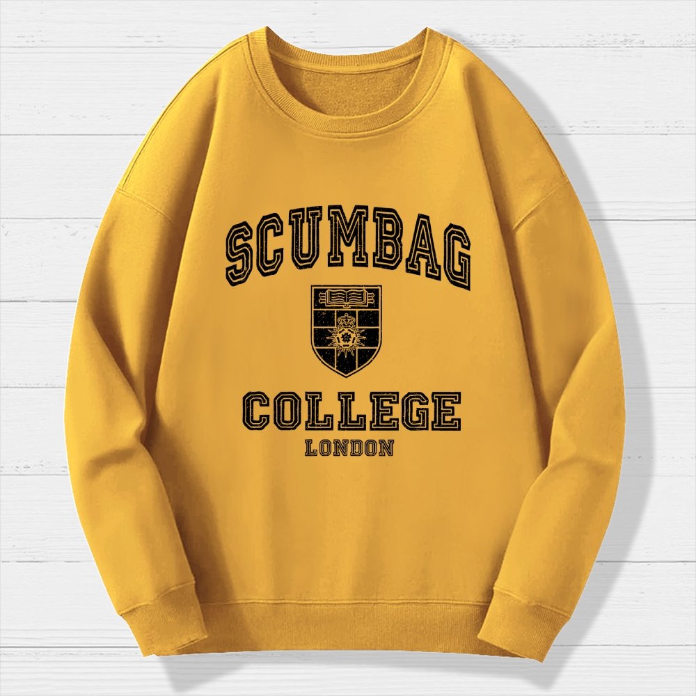 Scumbag College Geek Cotton Sweatshirt 2511001404