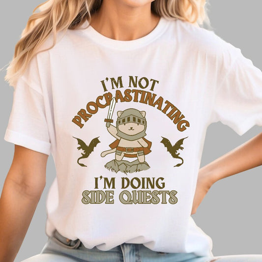 I'm Doing Side Quests Geek T-Shirt