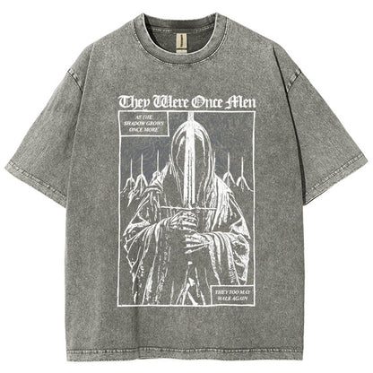They Were Once Men Vintage Distressed T-shirt