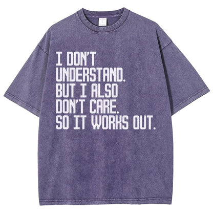 I Don't Understand Vintage Distressed T-shirt