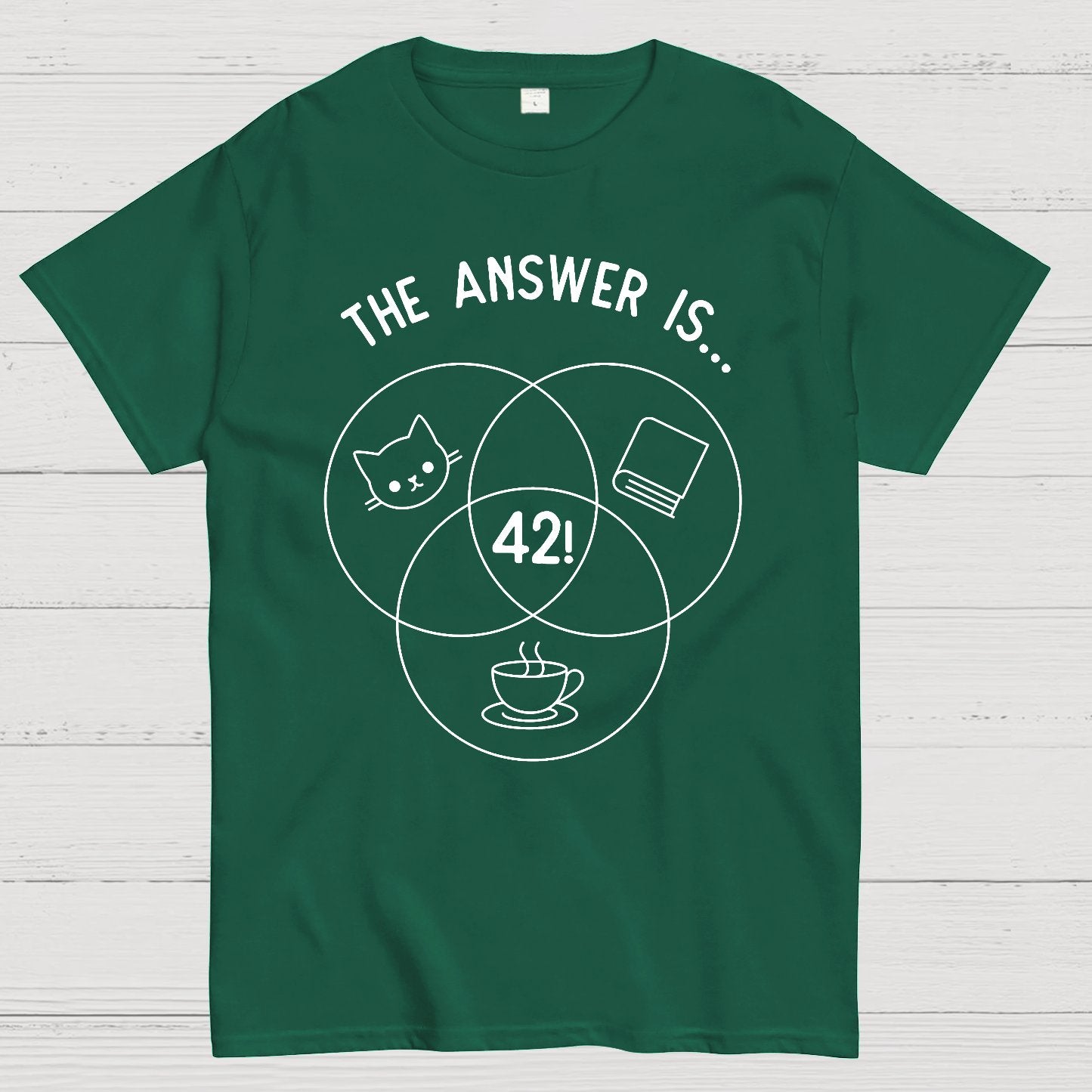 42 Cats Geek T-Shirt