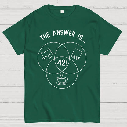 42 Cats Geek T-Shirt