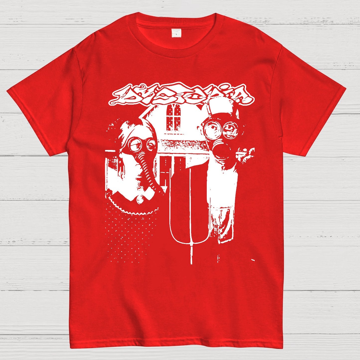 Dystopia Crust Punk Band Geek T-Shirt