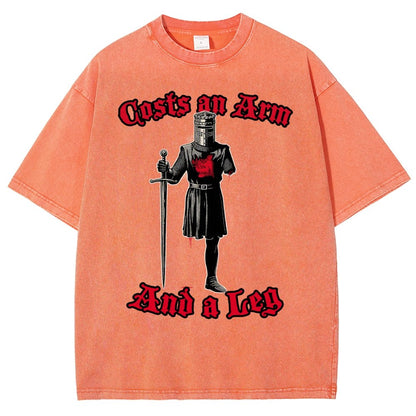 Black Knight Debt Vintage Distressed T-shirt