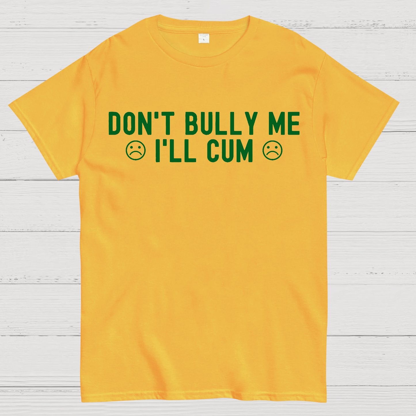Don't Bully Me I'll Cum Geek T-Shirt