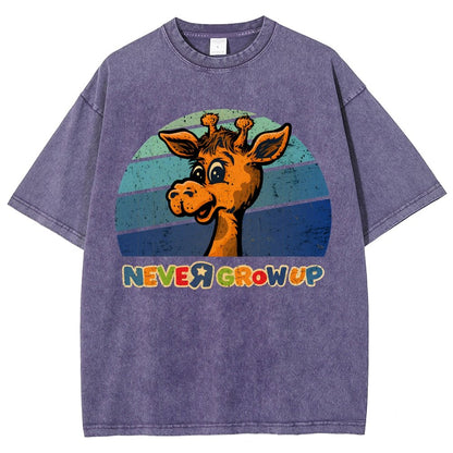 Never Grew Up Vintage Distressed T-shirt