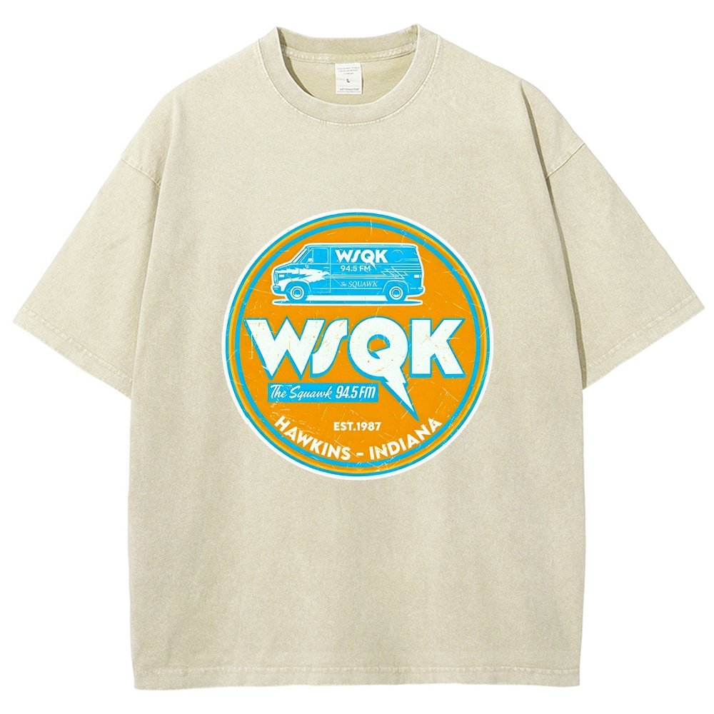 WSQK the Squawk Vintage Distressed T-shirt