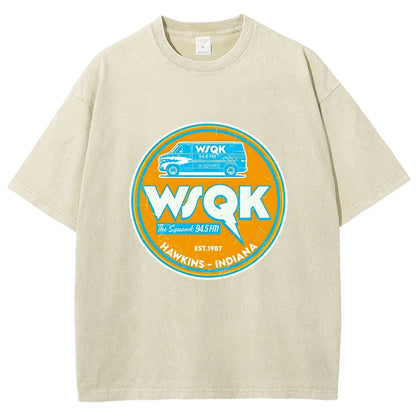 WSQK the Squawk Vintage Distressed T-shirt
