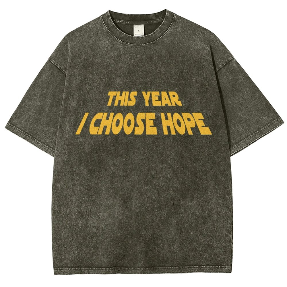 I Choose Hope  Vintage Distressed T-shirt