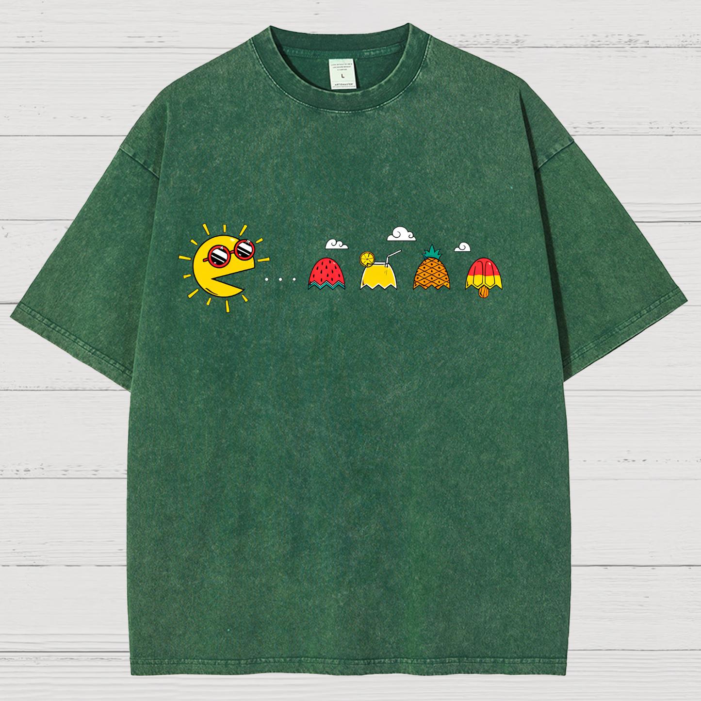 PAC-SUMMER Vintage Distressed T-shirt