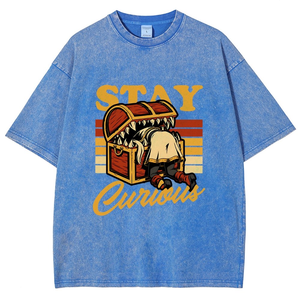 Elf Anime Treasure Vintage Distressed T-shirt