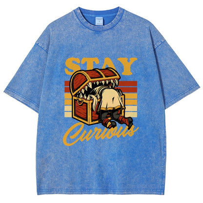 Elf Anime Treasure Vintage Distressed T-shirt