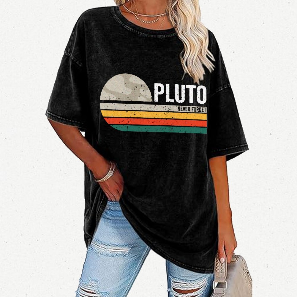 Pluto Vintage Vintage Distressed T-shirt 2511000603