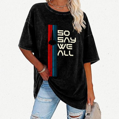 So Say We All Vintage Distressed T-shirt