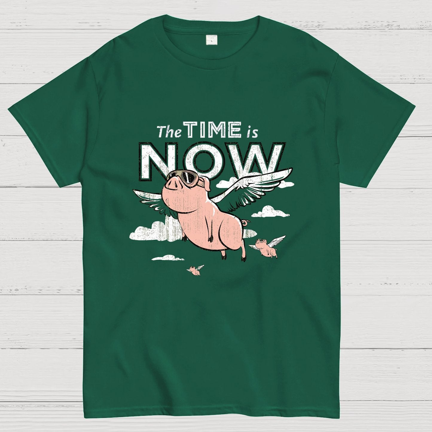 The Time Is Now Geeky T-Shirt