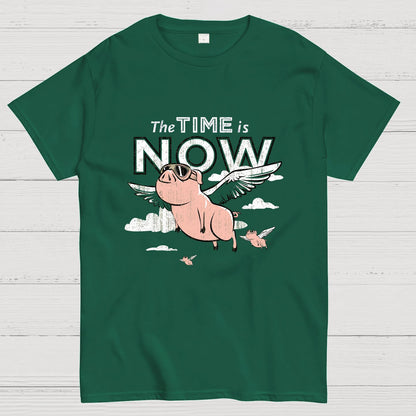 The Time Is Now Geeky T-Shirt