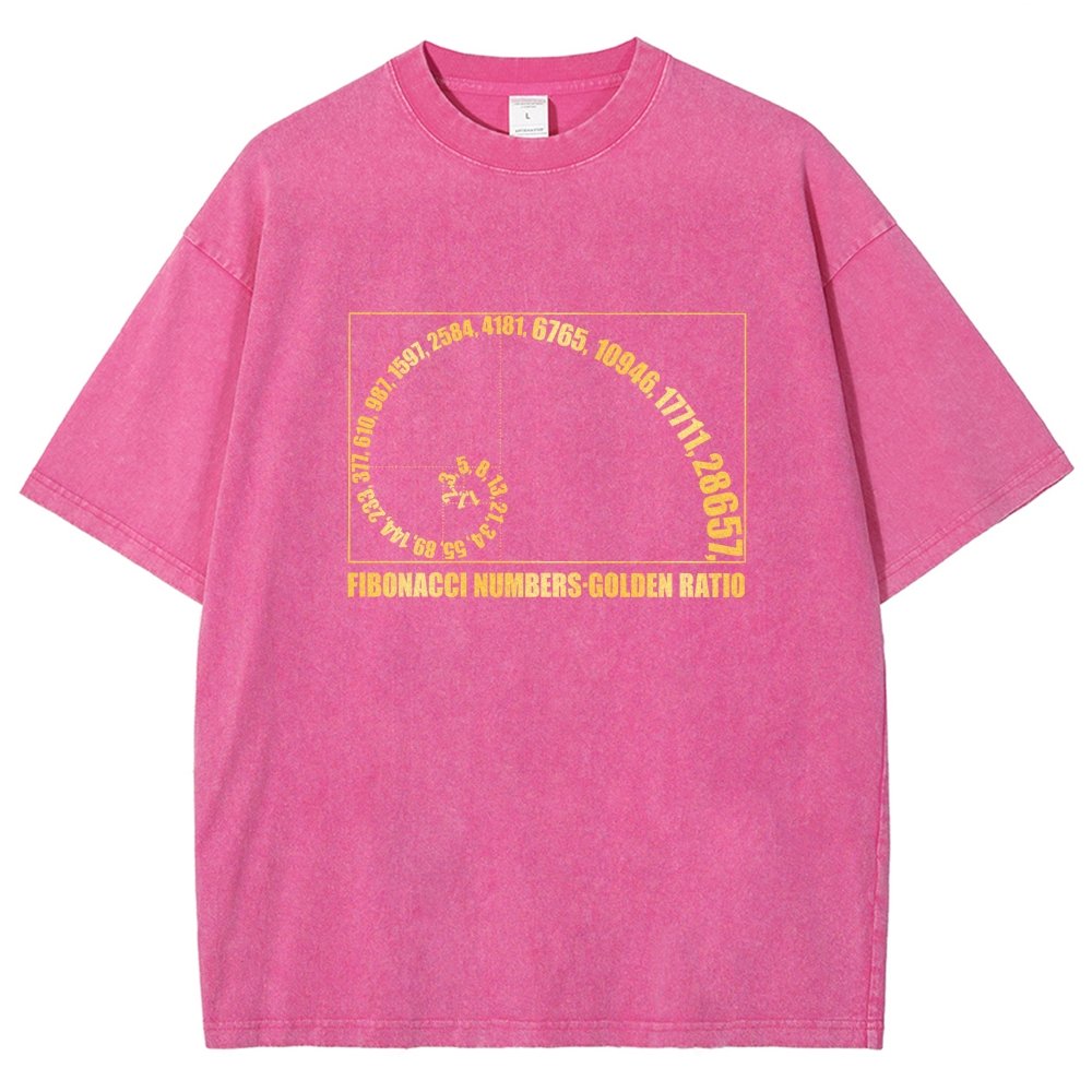 Fibonacci Numbers, Golden Ratio Vintage Distressed T-shirt