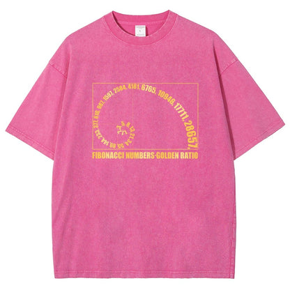 Fibonacci Numbers, Golden Ratio Vintage Distressed T-shirt
