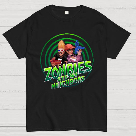 Zombie Are Me Neighbors Hunters Nerdy T-Shirt