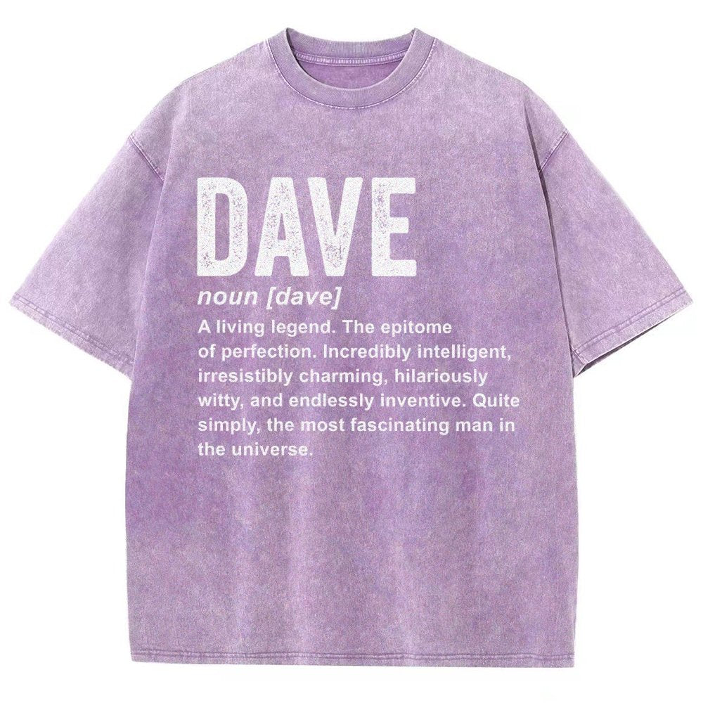 Dave Definition  Funny Dave Vintage Distressed T-shirt
