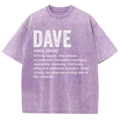 Dave Definition  Funny Dave Vintage Distressed T-shirt