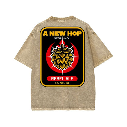 A New Starry Rebel Ale Washed T-shirt