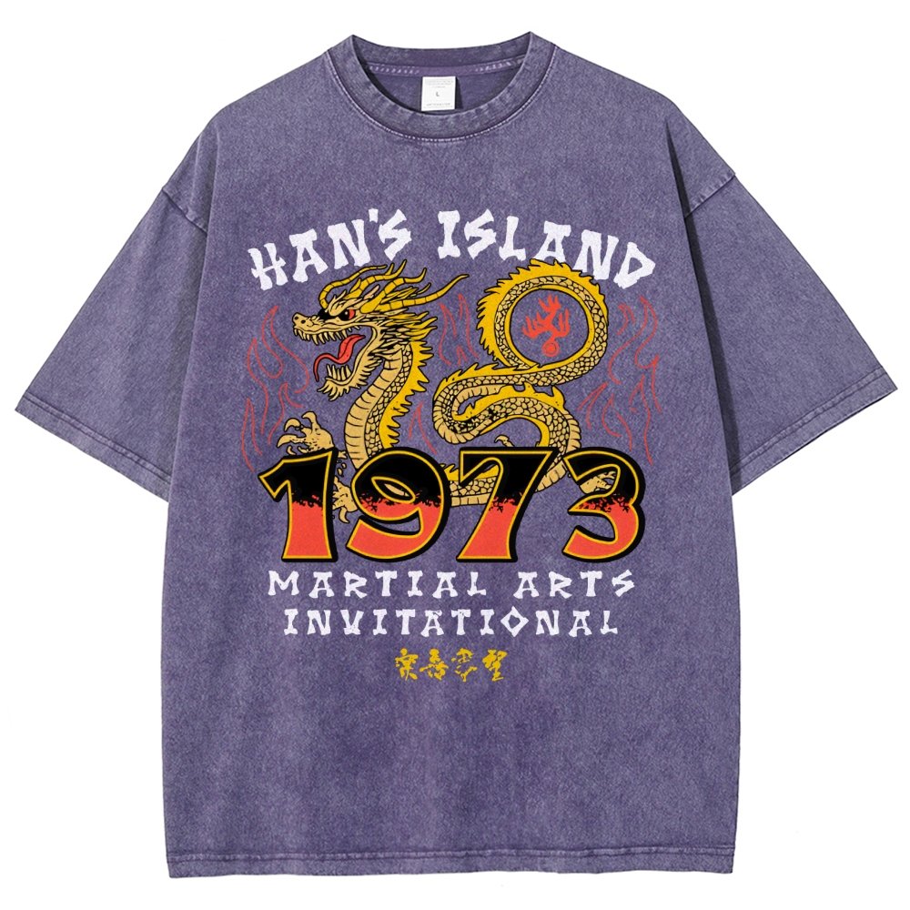 Sun's Island Martial Arts Invitational 1973 Vintage Distressed T-shirt