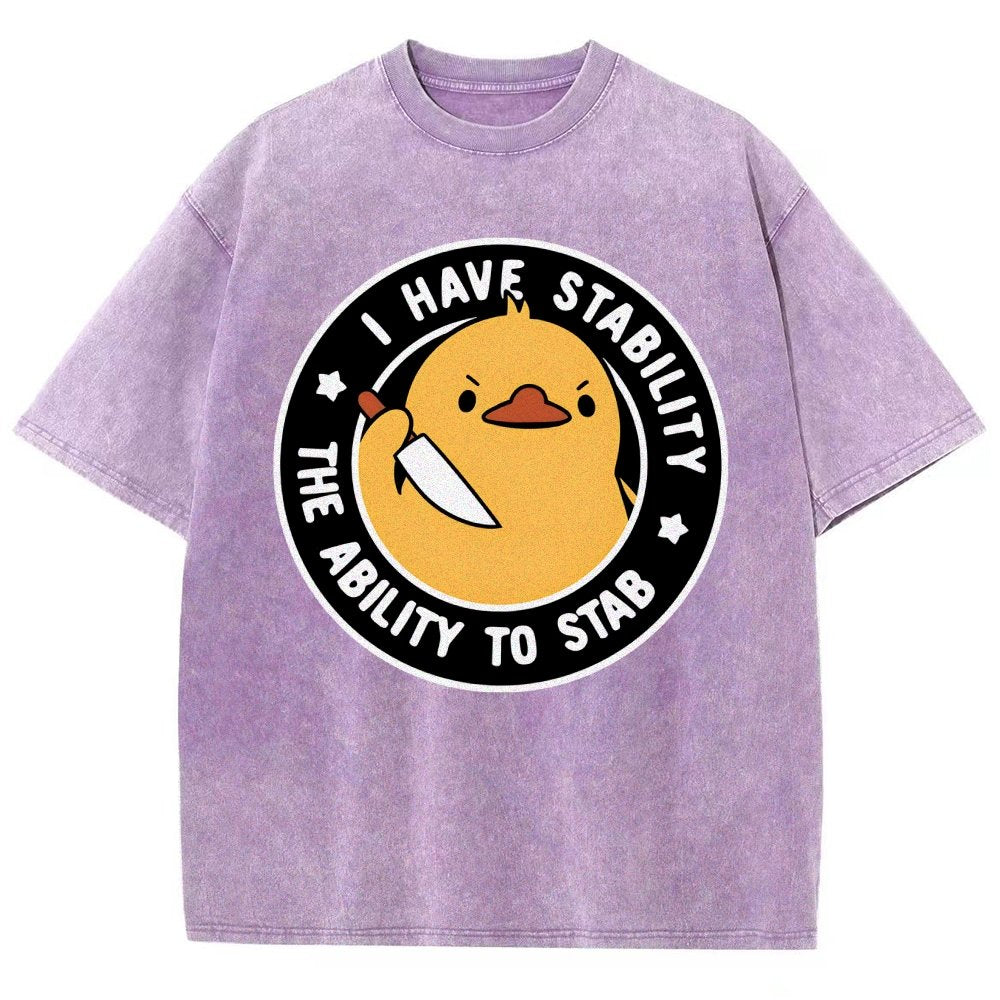 I Have Stability The Ability Vintage Distressed T-shirt