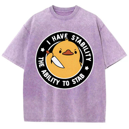 I Have Stability The Ability Vintage Distressed T-shirt