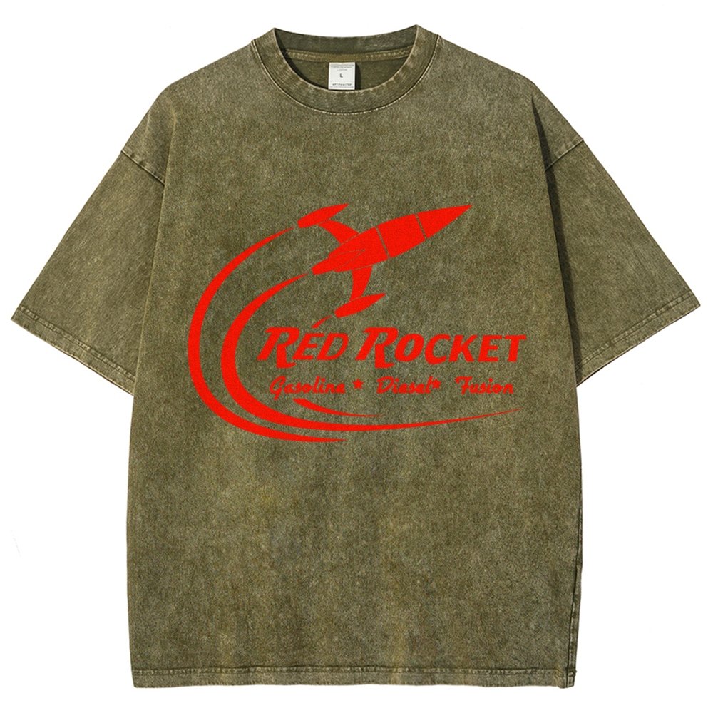 Red Rocket Fuel Vintage Distressed T-shirt