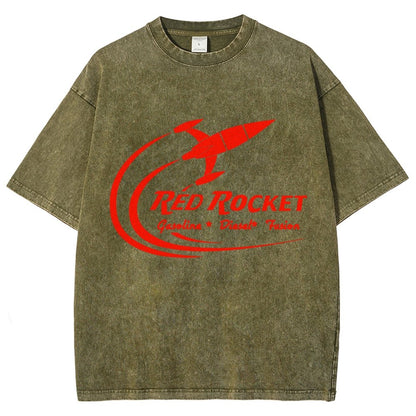 Red Rocket Fuel Vintage Distressed T-shirt