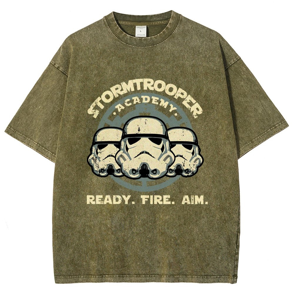 Ready. Fire. Aim. Vintage Distressed T-shirt