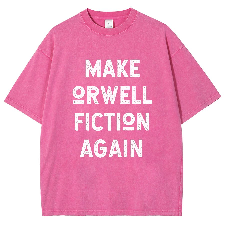 Make Orwell fiction again Vintage Distressed T-shirt