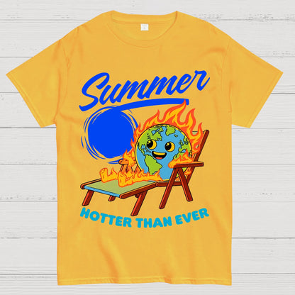 Summer Burn Earth Geek T-Shirt