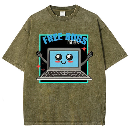 Free Bugs Vintage Distressed T-shirt
