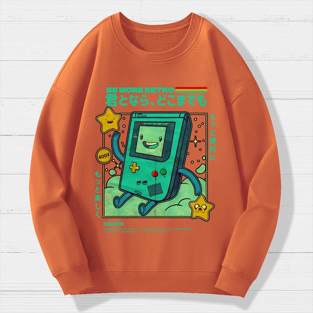 Retro Games Geek Cotton Sweatshirt