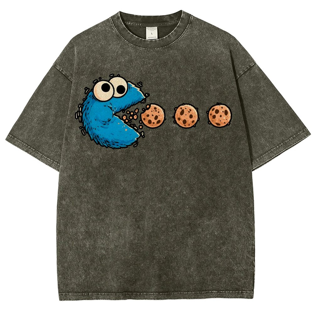 NomNom-Cookie Adventure Vintage Distressed T-shirt