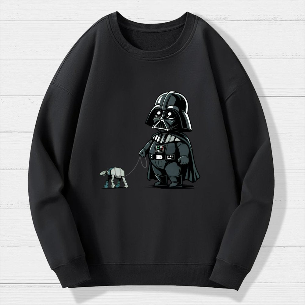 Walking The Mechanical Robot Dog Geek Cotton Sweatshirt