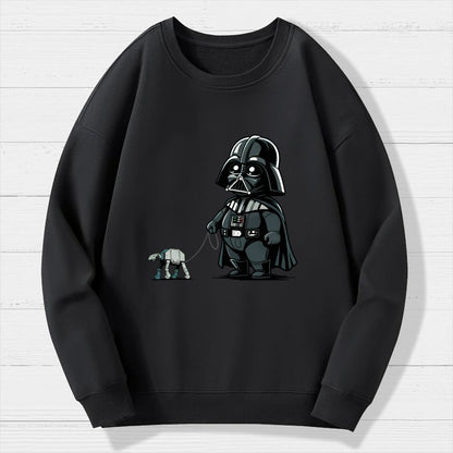 Walking The Mechanical Robot Dog Geek Cotton Sweatshirt