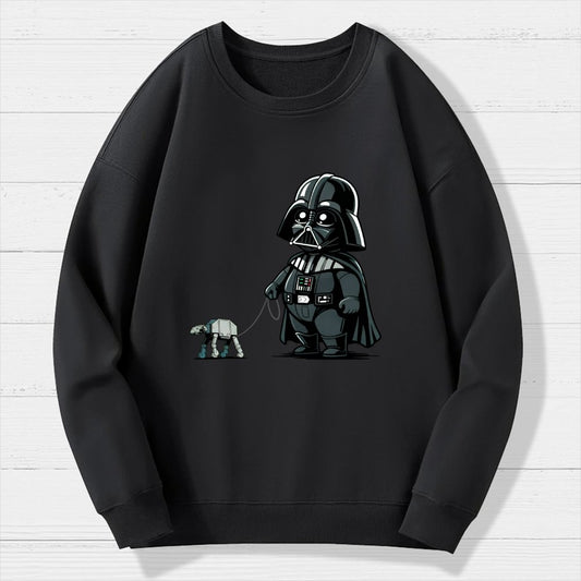 Walking The Mechanical Robot Dog Geek Cotton Sweatshirt