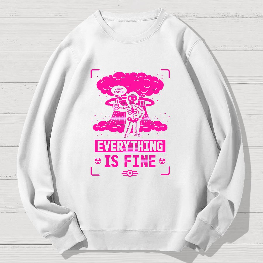 Nuclear Boy Geek Cotton Sweatshirt