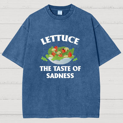 Lettuce The Taste Of Sadness Vintage Distressed T-shirt