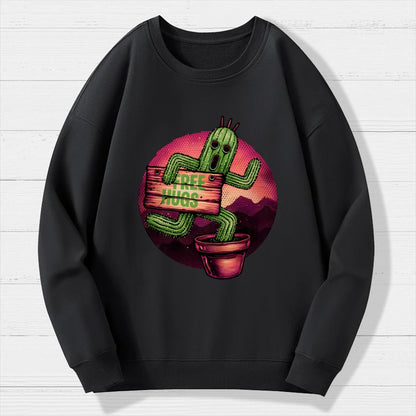 Huggable Cactus Geek Cotton Sweatshirt